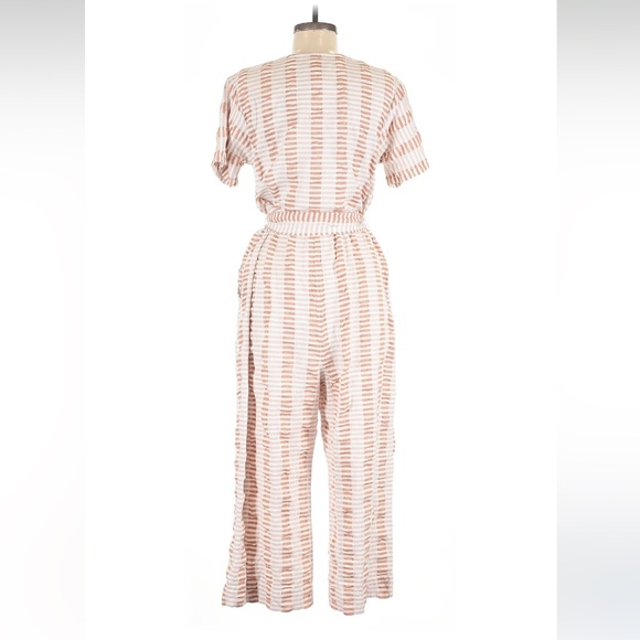 Ace & Jig Cotton Stripped Jumpsuit Romper Play suit  size M medium - Picture 2 of 8